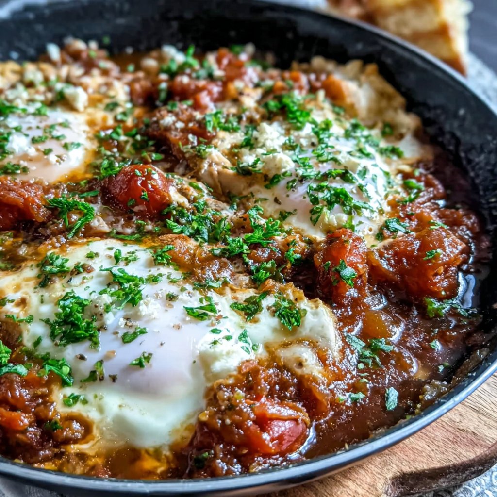 Puten Shakshuka Protein Pfanne