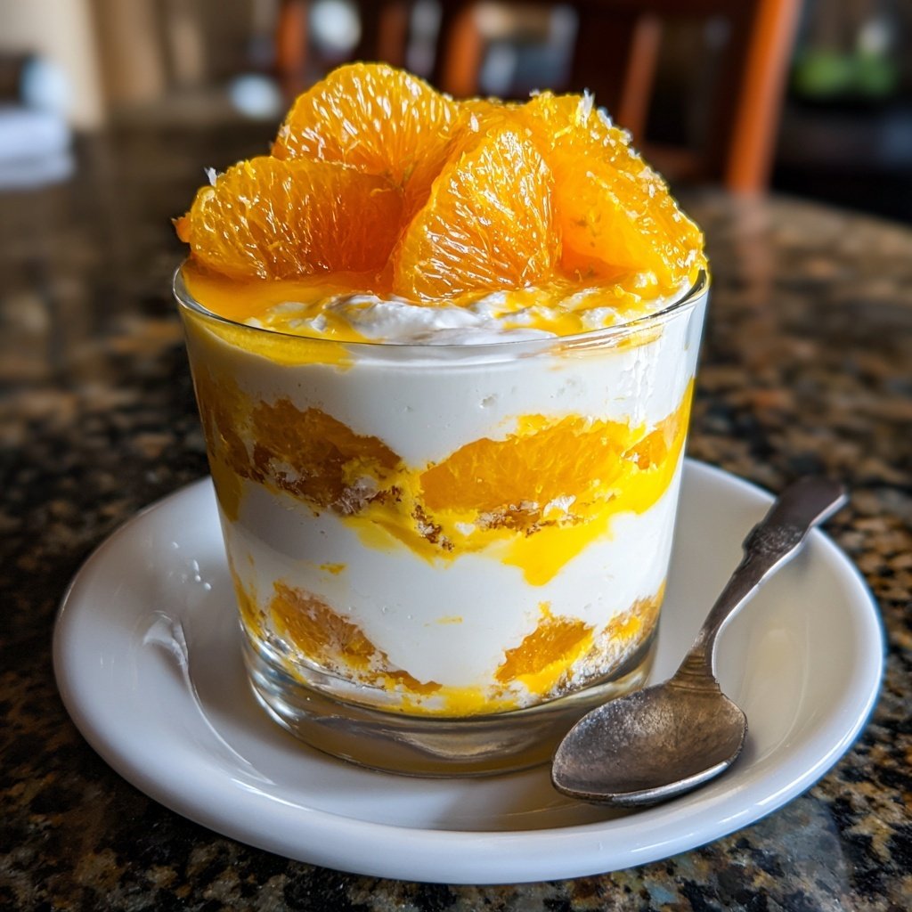 Winterliche Zitrus-Joghurt-Parfait