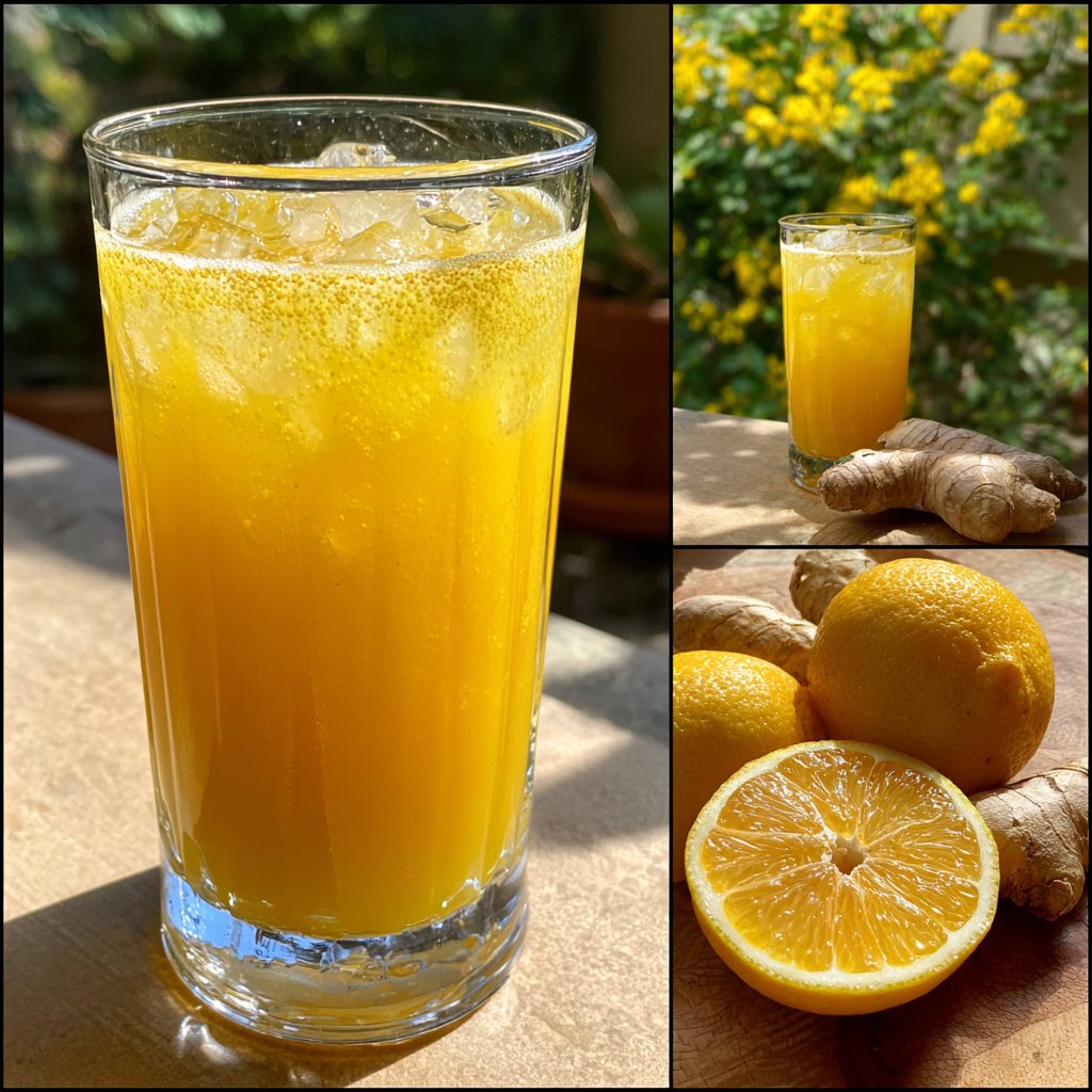 Kurkuma Ingwer Limonade