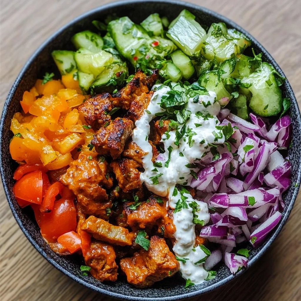 Kebab-Bowl mit hohem Eiweißgehalt: Ein Ultimativer Genuss für Fitnessliebhaber