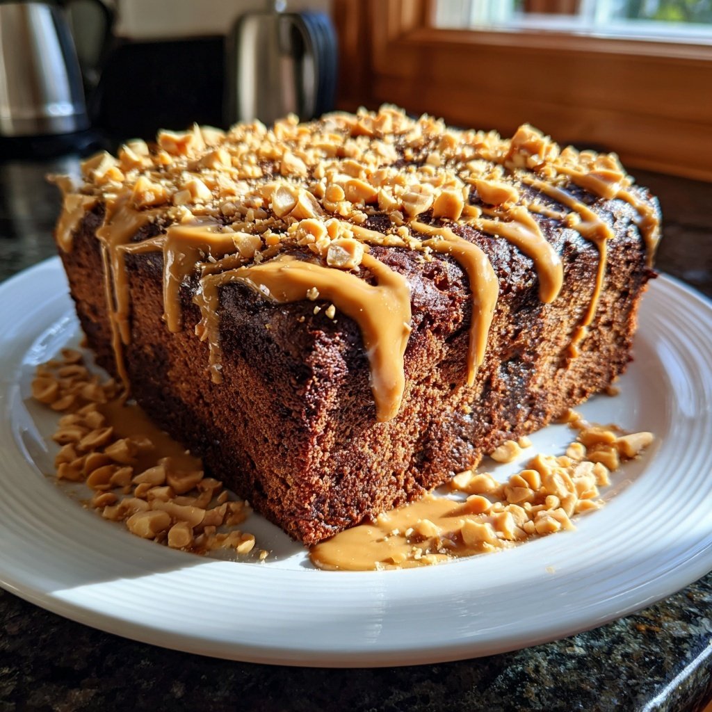 Erdnussbutter-Protein-Kuchen
