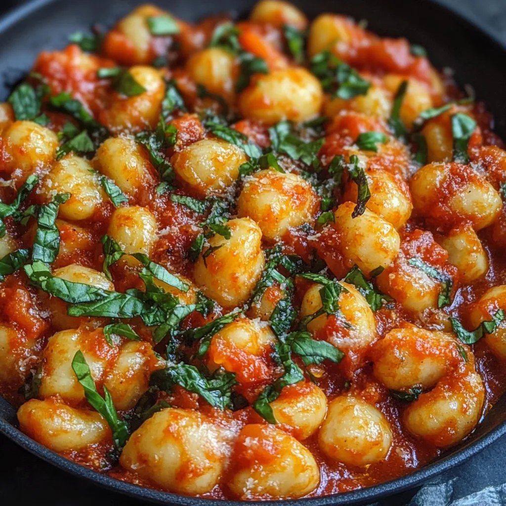 Gnocchi all'arrabbiata