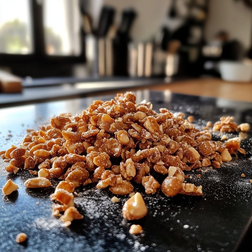 Gebrannte Mandeln ohne Zucker