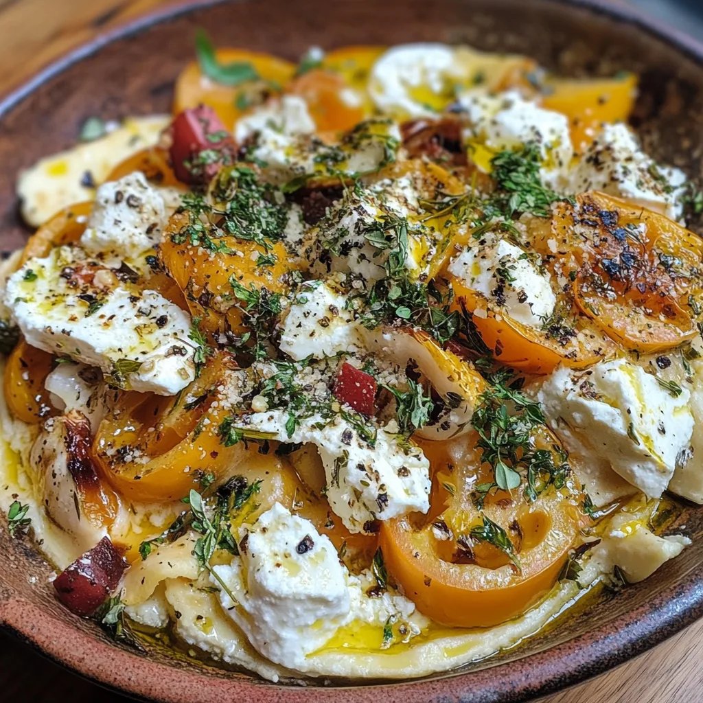 Pasta mit Kürbis und Feta – Herbstliches Ofengericht