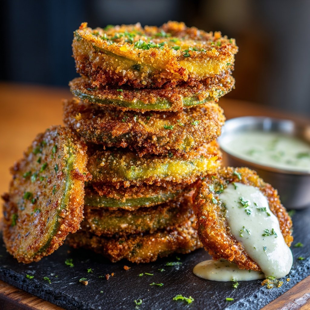 Frittierte Grüne Tomaten mit Aioli