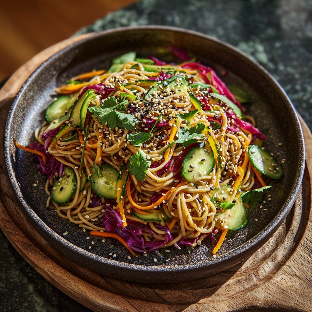 High-Protein Asian Noodle Salad
