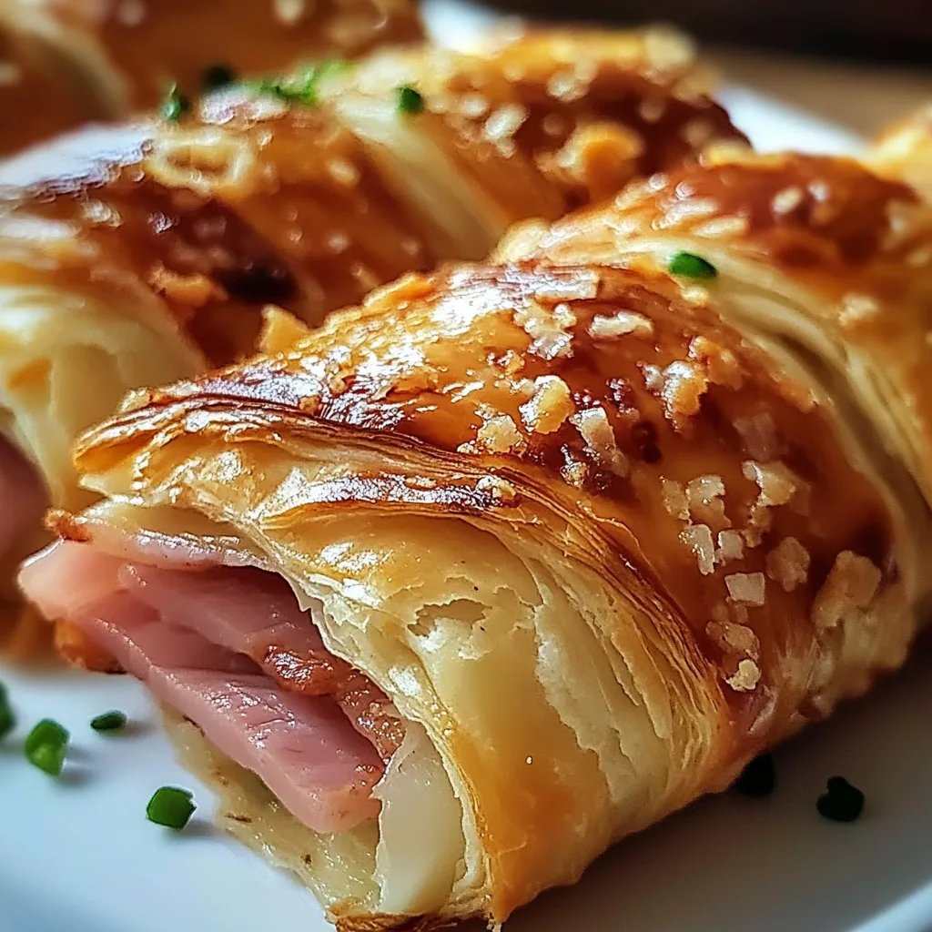 Knusprige Blätterteig-Schinken-Käse: Ein Unglaublich Ultimatives Rezept für 5 Personen