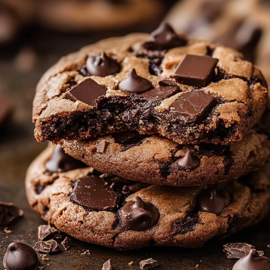 Schokoladenkekse mit Schokostückchen