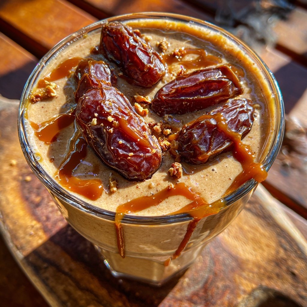 Gesalzener Karamell-Dattel-Smoothie