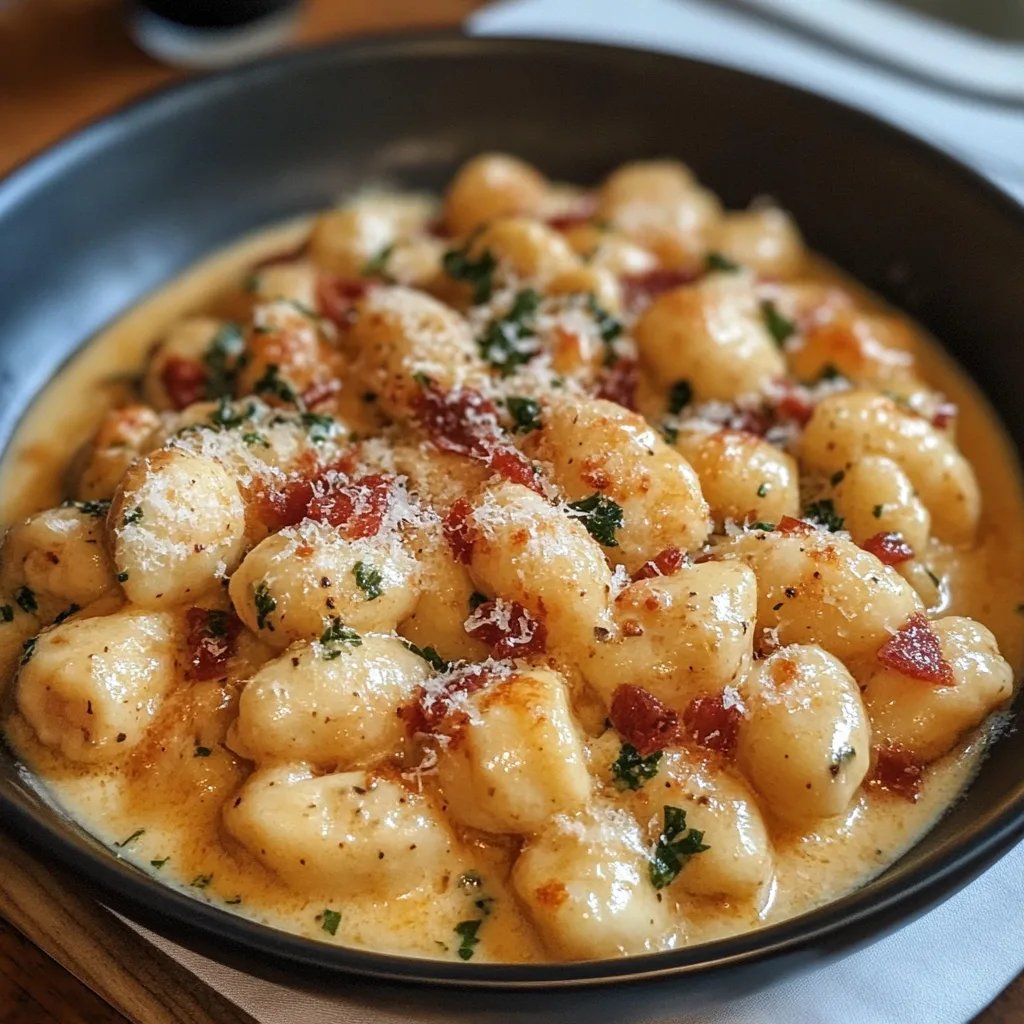 Heirate mich Huhn und Gnocchi