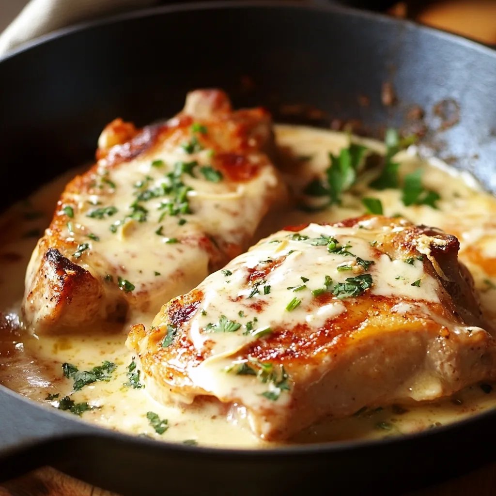 Schweinekoteletts mit cremiger Käsesauce: Ein Unglaubliches Ultimatives Rezept