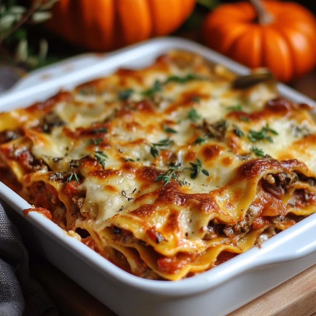 Leckere Kürbislasagne – Herbstliches Rezeptgenuss