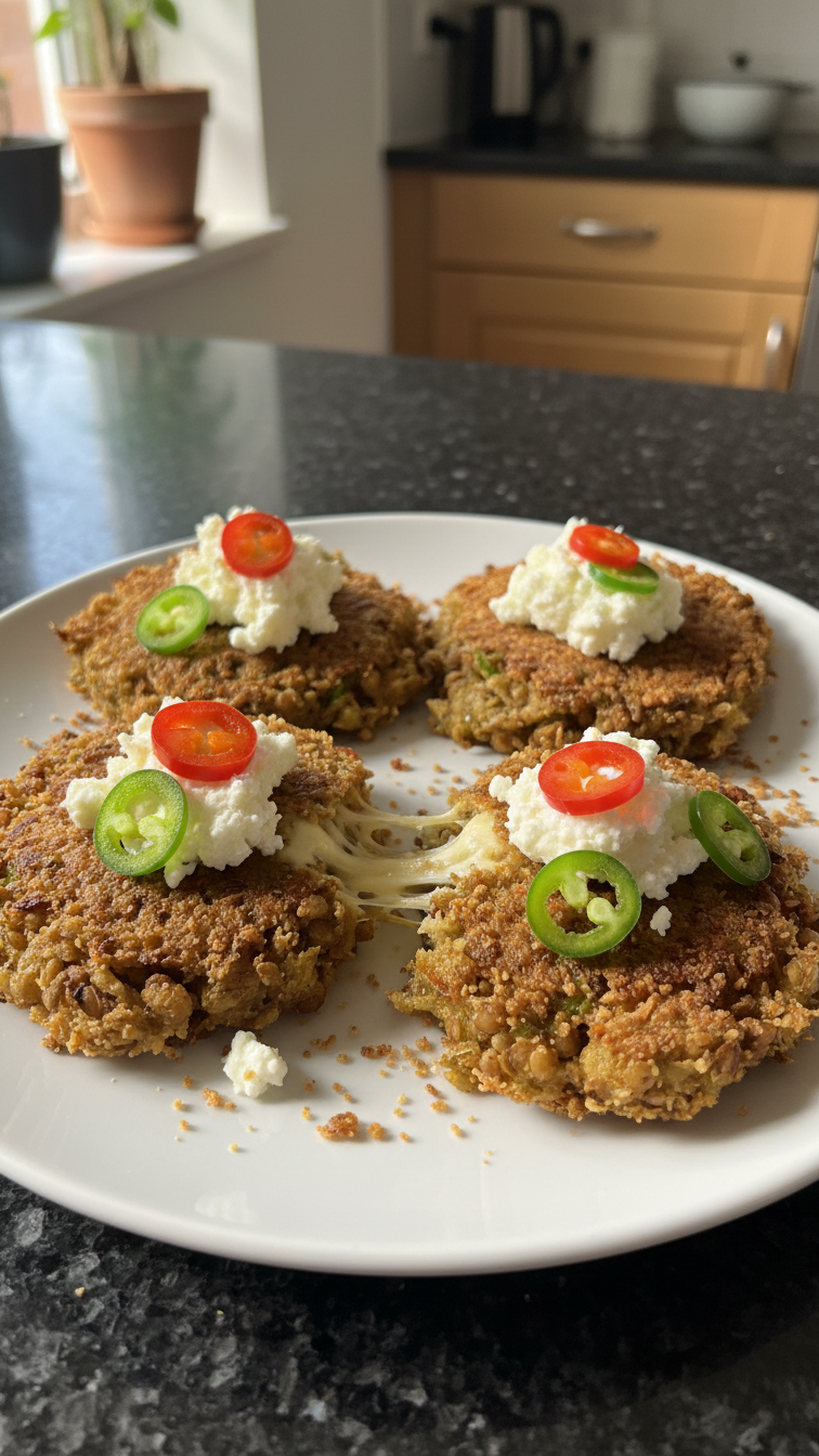 Mediterrane Linsen Jalapeño Häppchen