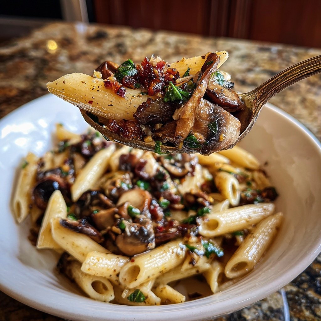 Miso Pilz Umami Pasta Sauce