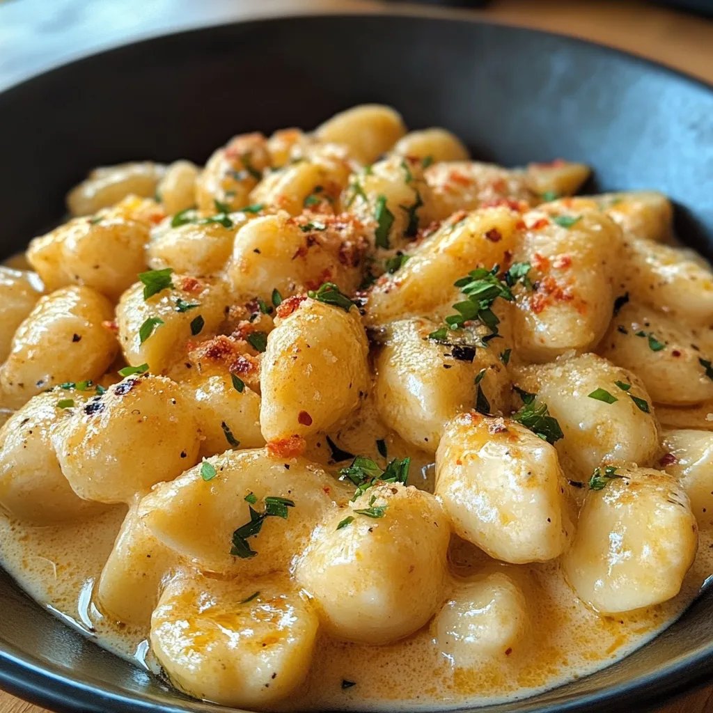Cremige Gnocchi-Pfanne mit Hähnchen