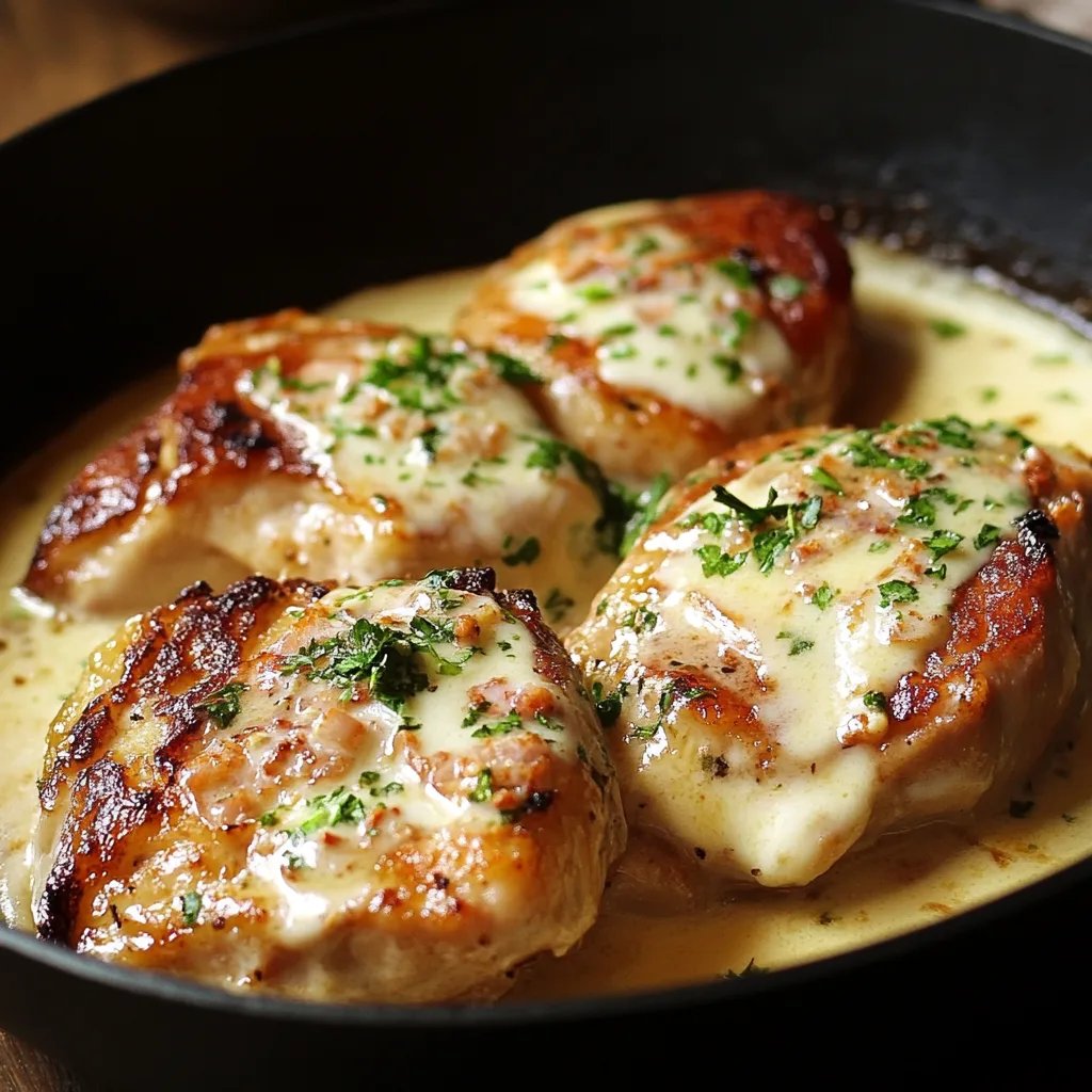 Schweinekoteletts mit cremiger Käsesauce: Ein Unglaubliches Ultimatives Rezept